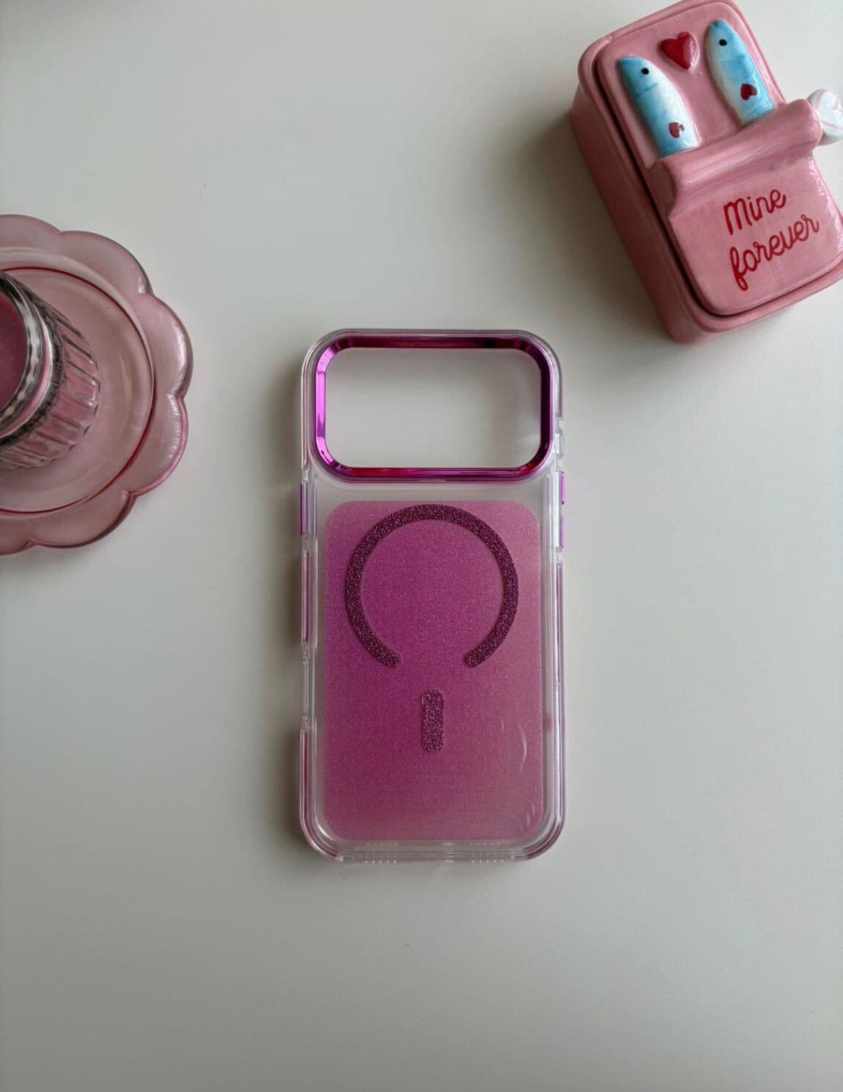 iPhone 16 Pro Max Pembe Simli